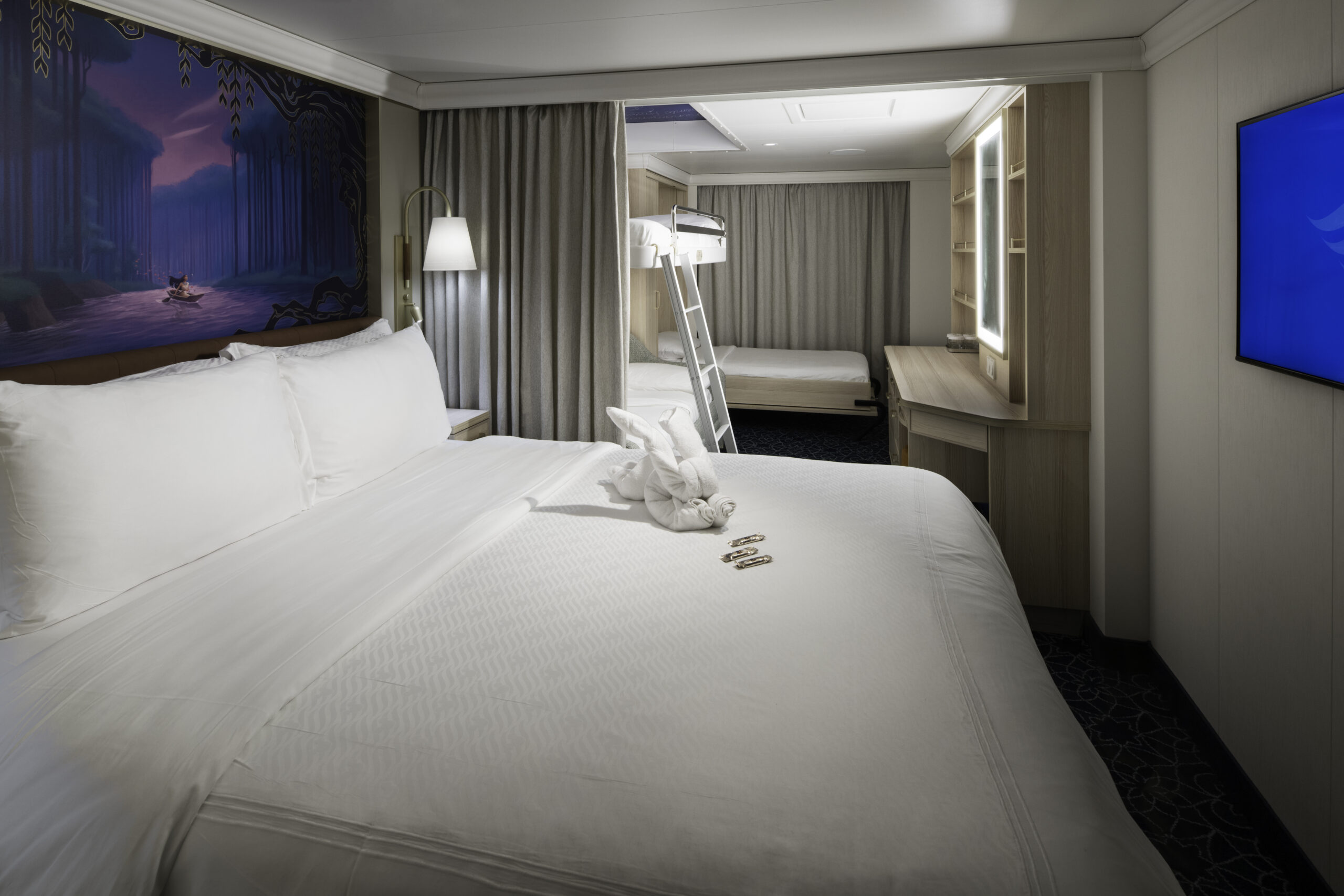 Disney Cruise Line onboard spaces